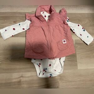 Carter's Pink Quilted Vest